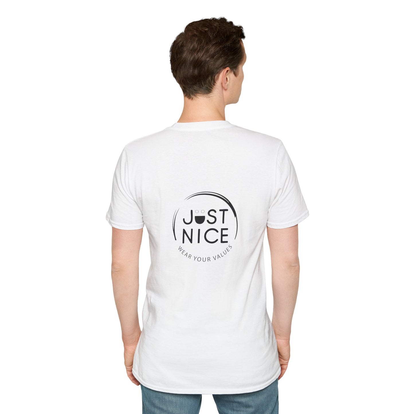 Unisex Softstyle T-Shirt - "Canada is Just Nice" Maple Leaf Design
