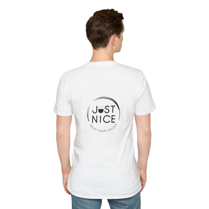 Unisex Softstyle T-Shirt - "Canada is Just Nice" Maple Leaf Design