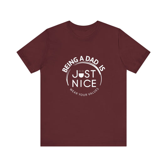 Dad Vibes Short Sleeve Tee - Perfect Gift for Father's Day, Comfortable Casual Wear, Unisex Tee for Dad