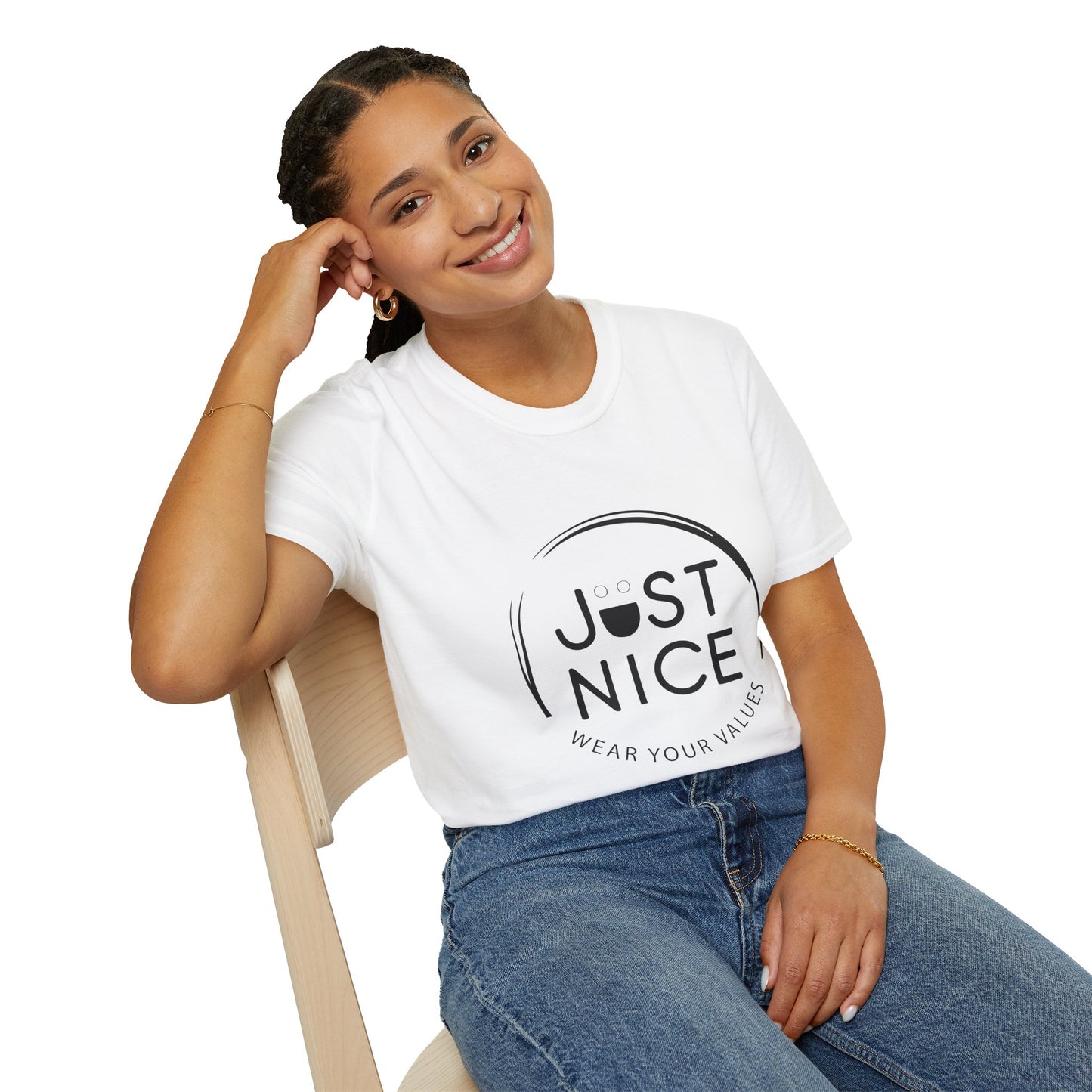 Unisex Softstyle T-Shirt - ‘Just Nice’ - Wear Your Values - Perfect for Everyday Style, Gift, Eco-Conscious Fashion, Inspirational [...]