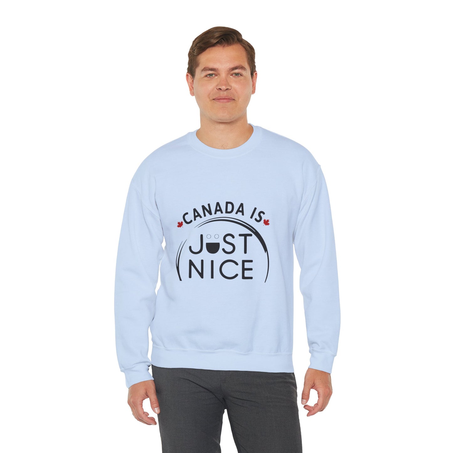 Canada Is Not Nasty Crewneck Sweatshirt - A Cozy Statement Piece for Proud Canadians