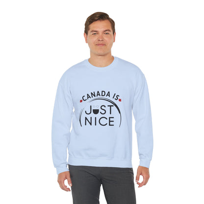 Canada Is Not Nasty Crewneck Sweatshirt - A Cozy Statement Piece for Proud Canadians
