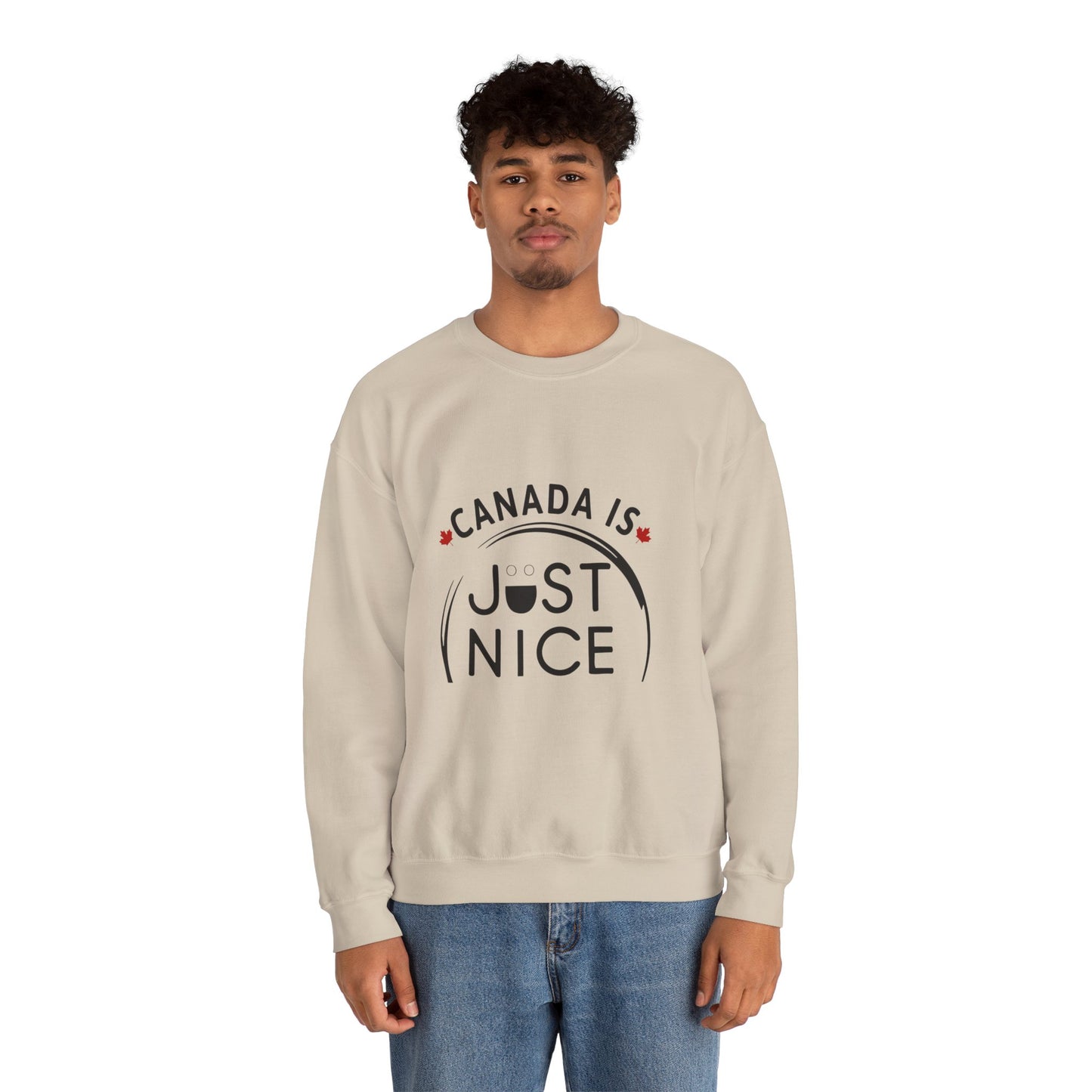 Canada Is Not Nasty Crewneck Sweatshirt - A Cozy Statement Piece for Proud Canadians