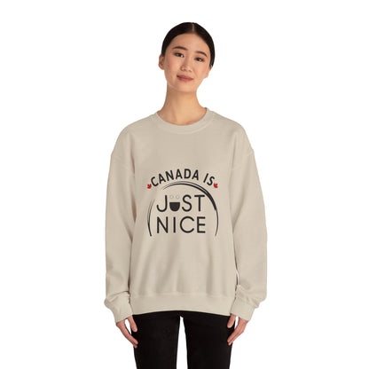 Canada Is Not Nasty Crewneck Sweatshirt - A Cozy Statement Piece for Proud Canadians