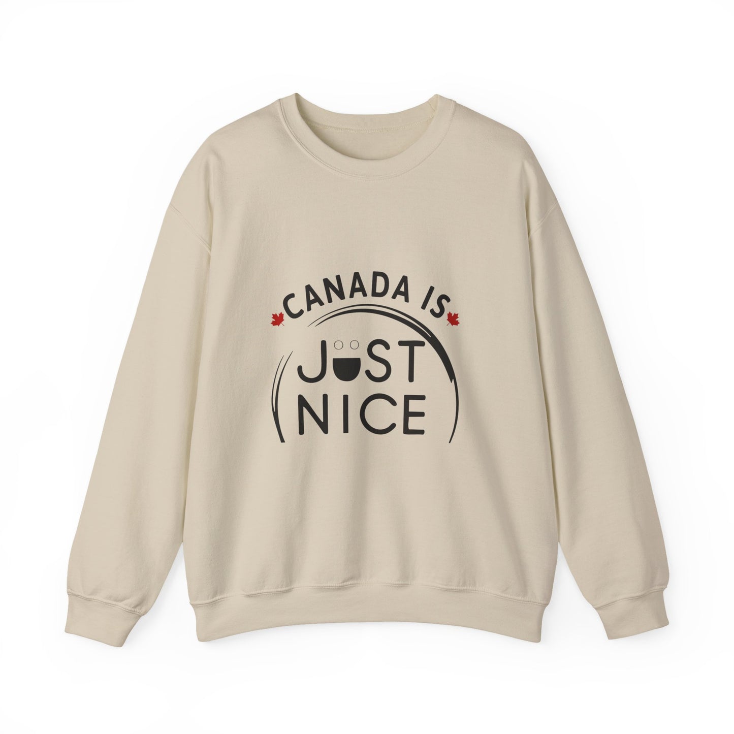 Canada Is Not Nasty Crewneck Sweatshirt - A Cozy Statement Piece for Proud Canadians