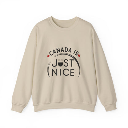 Canada Is Not Nasty Crewneck Sweatshirt - A Cozy Statement Piece for Proud Canadians