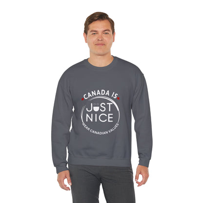 Canada Inspired Unisex Crewneck Sweatshirt - Cozy Fall Style