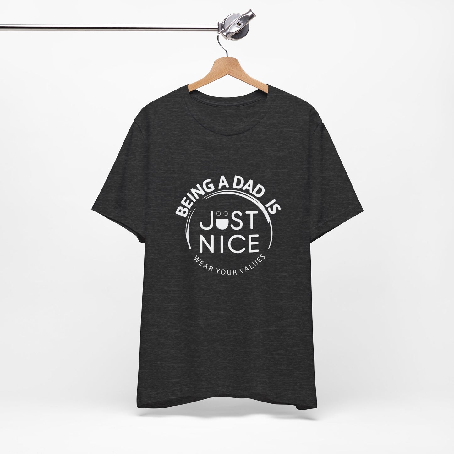 Dad Vibes Short Sleeve Tee - Perfect Gift for Father's Day, Comfortable Casual Wear, Unisex Tee for Dad