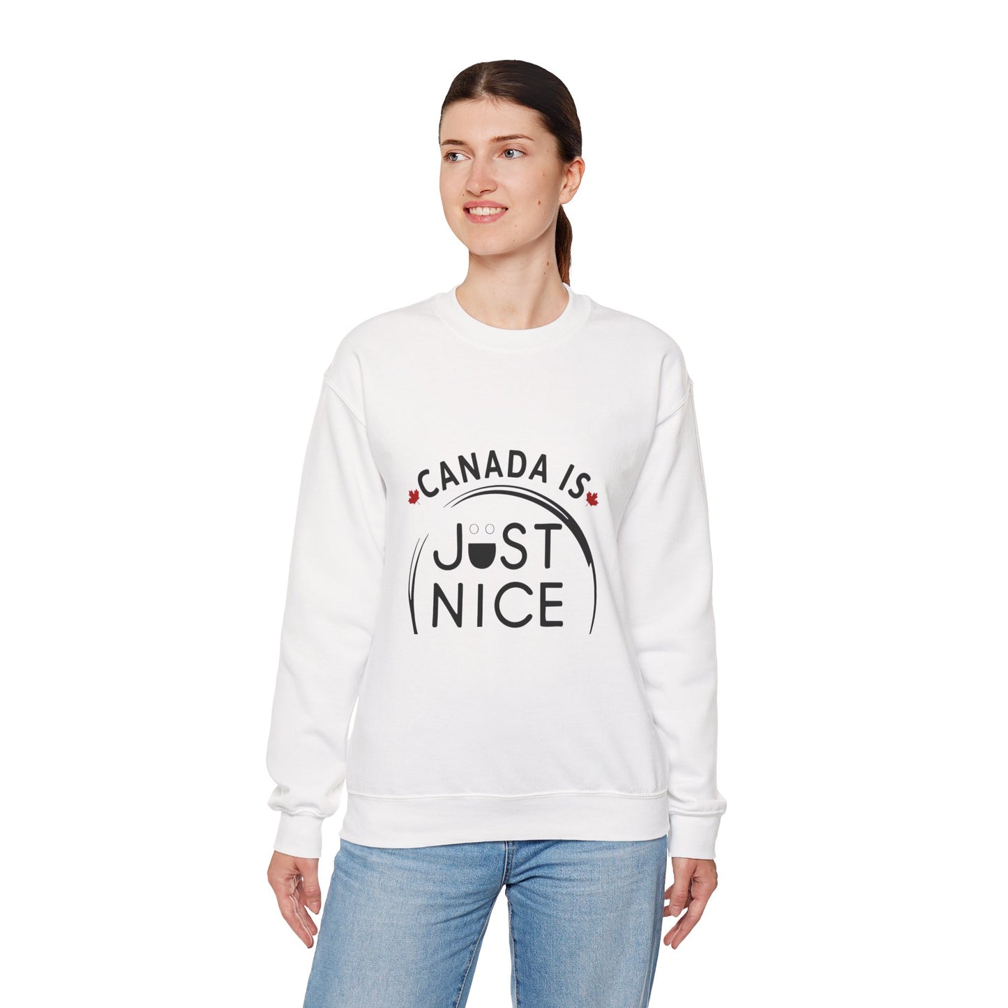 Canada Is Not Nasty Crewneck Sweatshirt - A Cozy Statement Piece for Proud Canadians