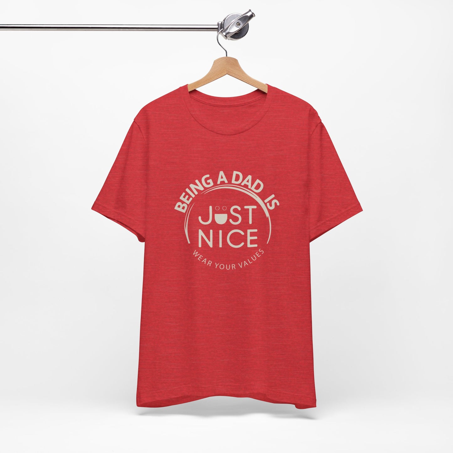 Unisex Dad Values Tee - Perfect Gift for Fathers, Casual Wear, Thoughtful Present, Father's Day, Family Gatherings