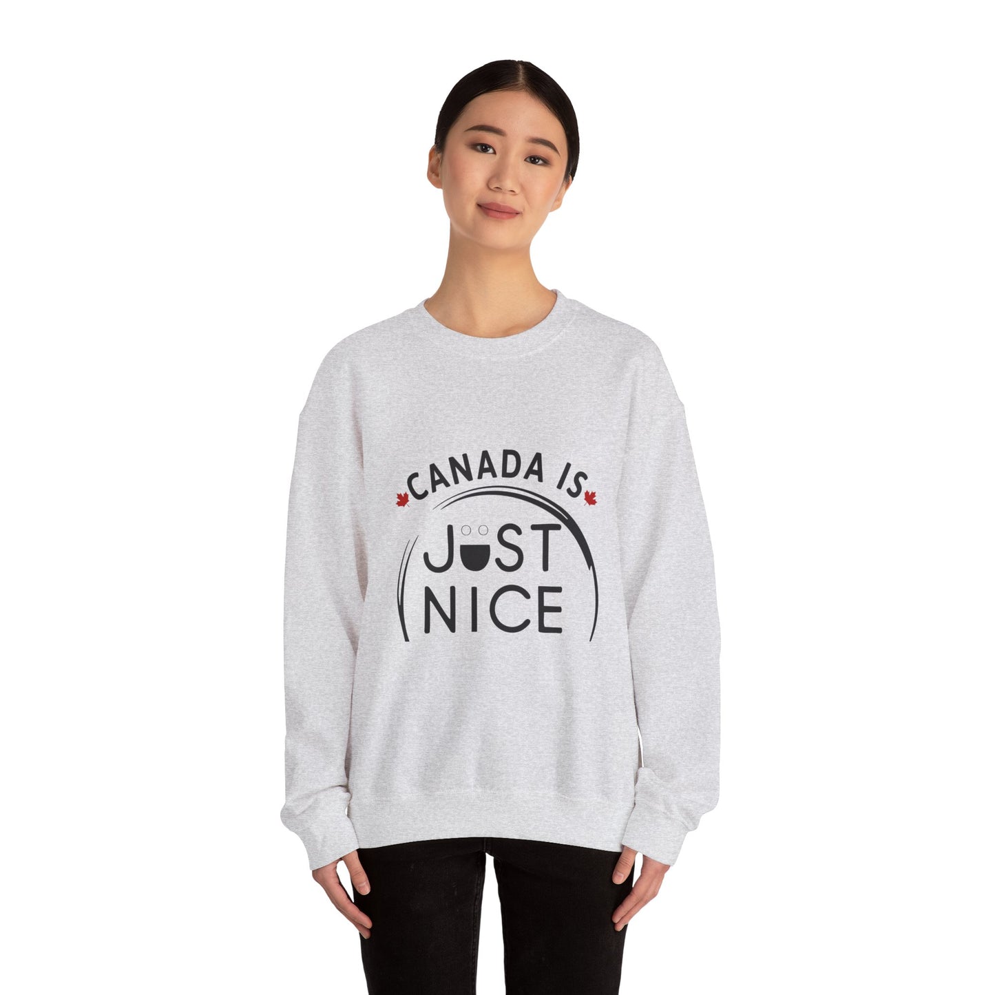 Canada Inspired Unisex Crewneck Sweatshirt - Cozy Fall Style