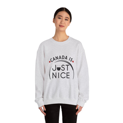 Canada Inspired Unisex Crewneck Sweatshirt - Cozy Fall Style