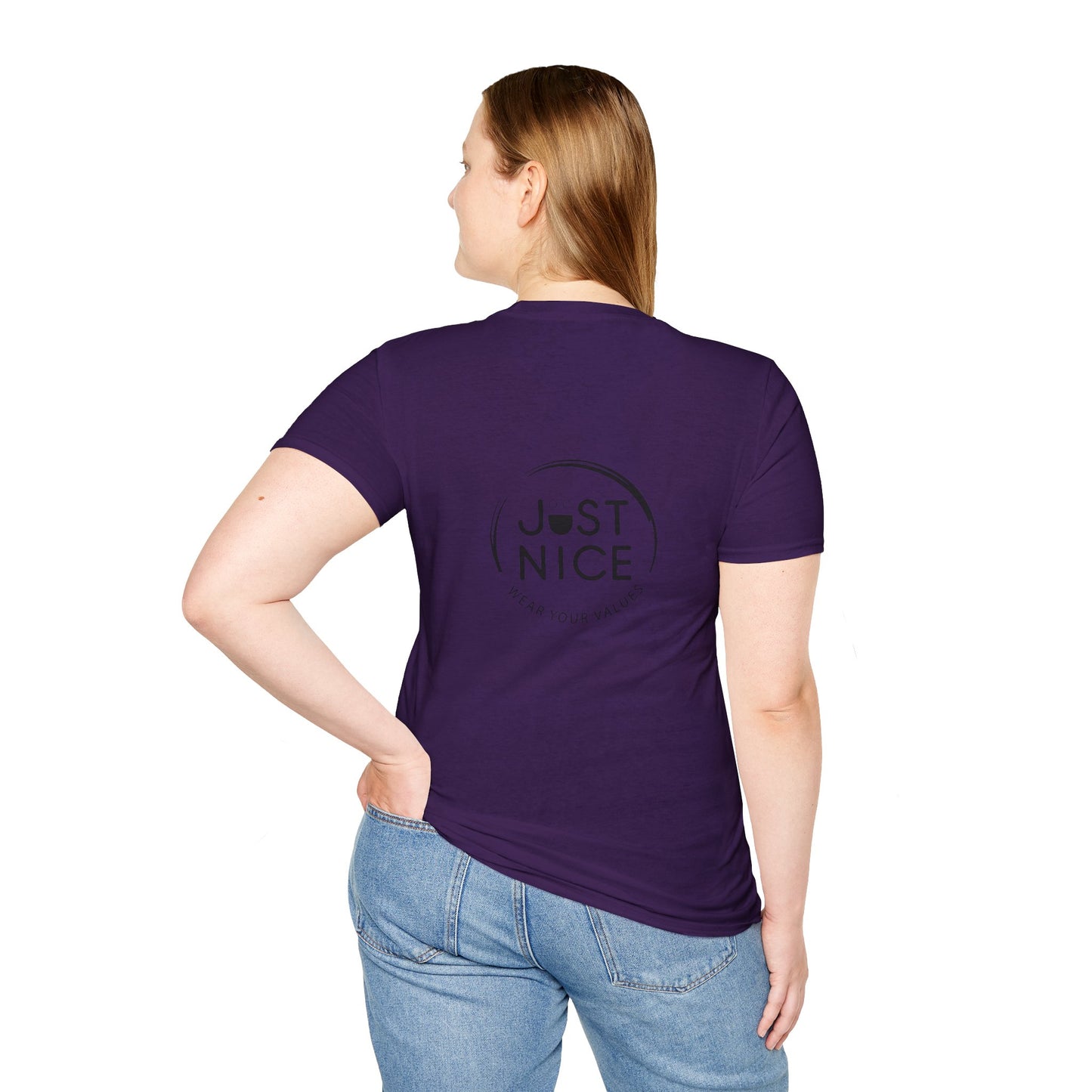 Unisex Softstyle T-Shirt - "Canada is Just Nice" Maple Leaf Design