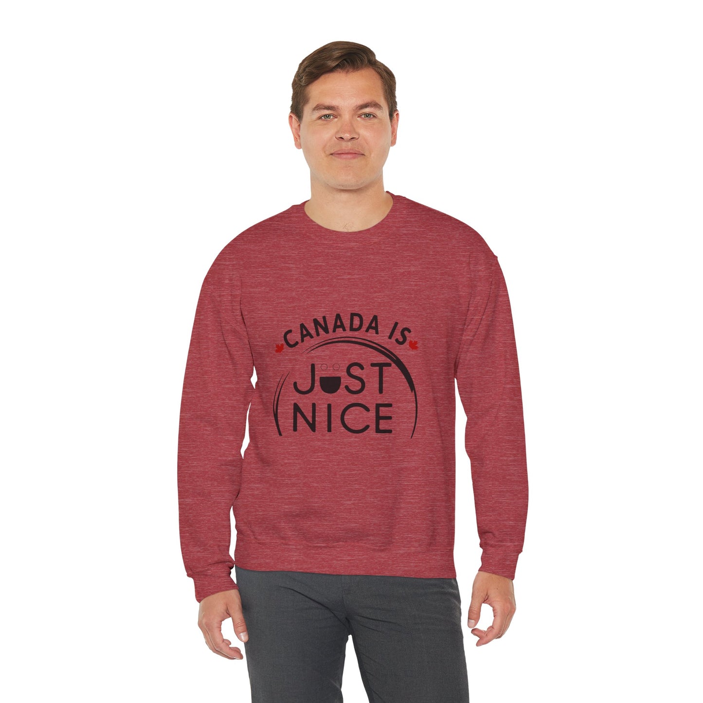 Canada Is Not Nasty Crewneck Sweatshirt - A Cozy Statement Piece for Proud Canadians