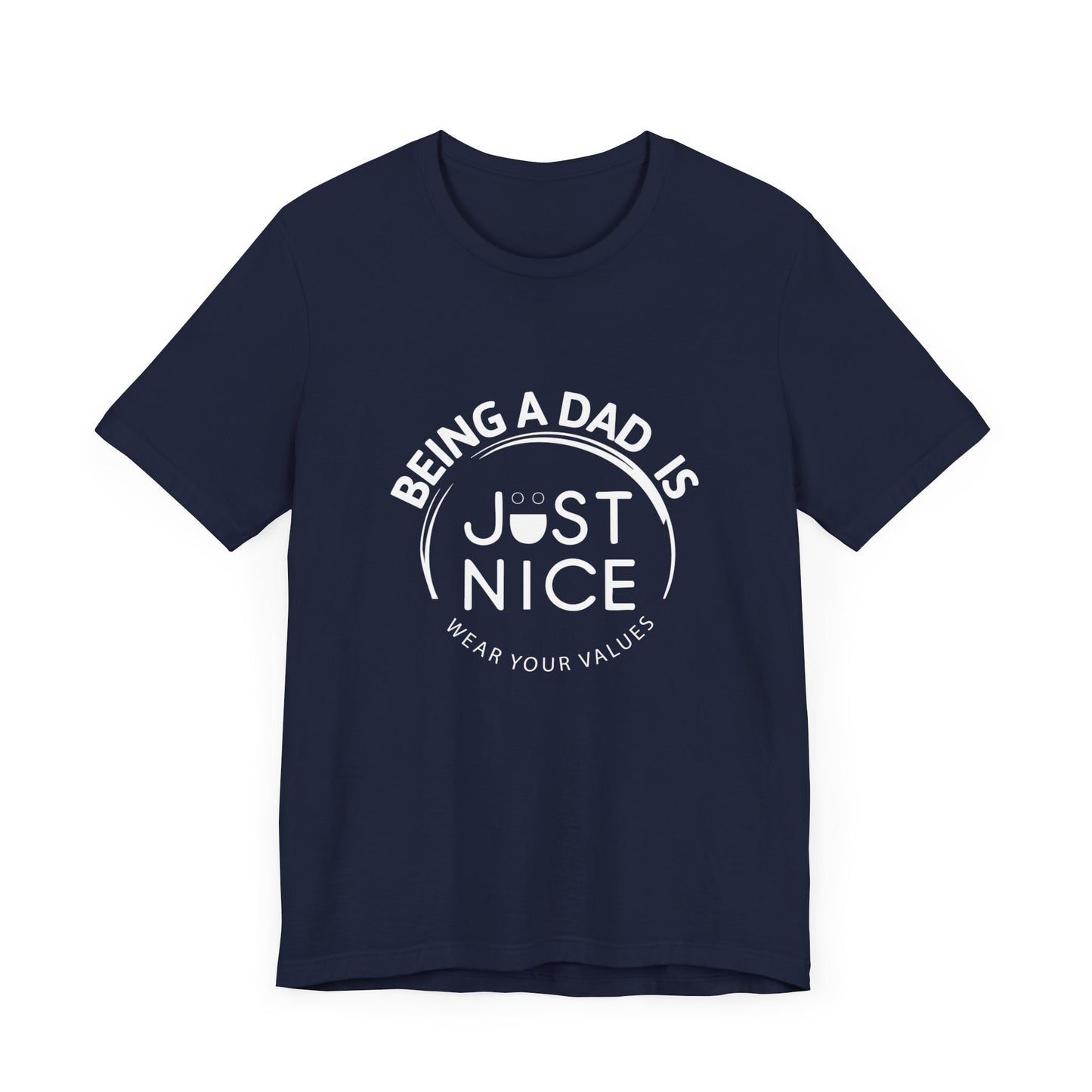 Dad Vibes Short Sleeve Tee - Perfect Gift for Father's Day, Comfortable Casual Wear, Unisex Tee for Dad