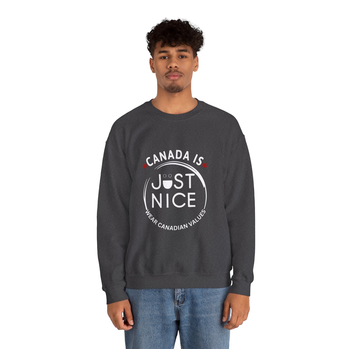 Canada Is Not Nasty Crewneck Sweatshirt - A Cozy Statement Piece for Proud Canadians