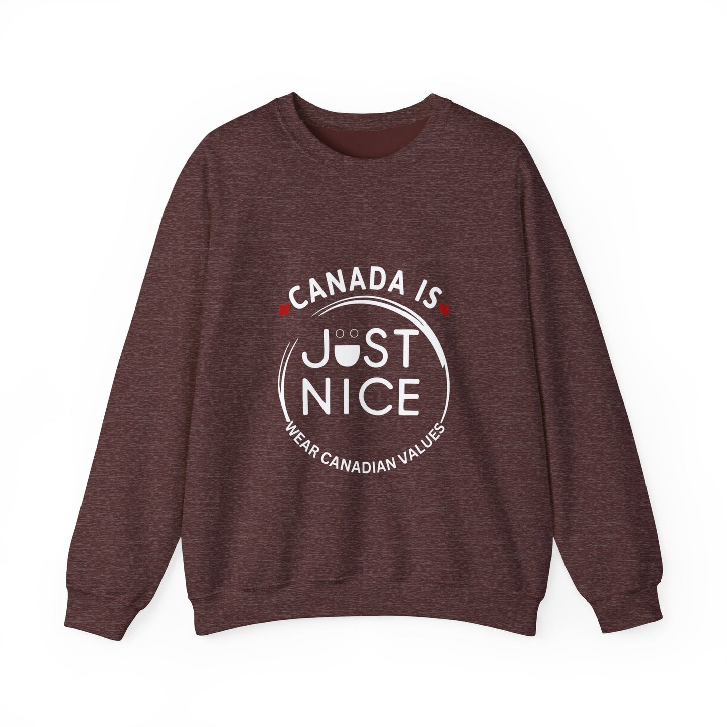 Canada Inspired Unisex Crewneck Sweatshirt - Cozy Fall Style