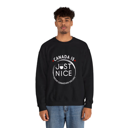 Canada Is Not Nasty Crewneck Sweatshirt - A Cozy Statement Piece for Proud Canadians