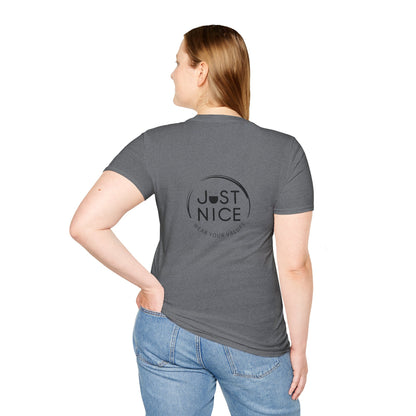 Unisex Softstyle T-Shirt - "Canada is Just Nice" Maple Leaf Design