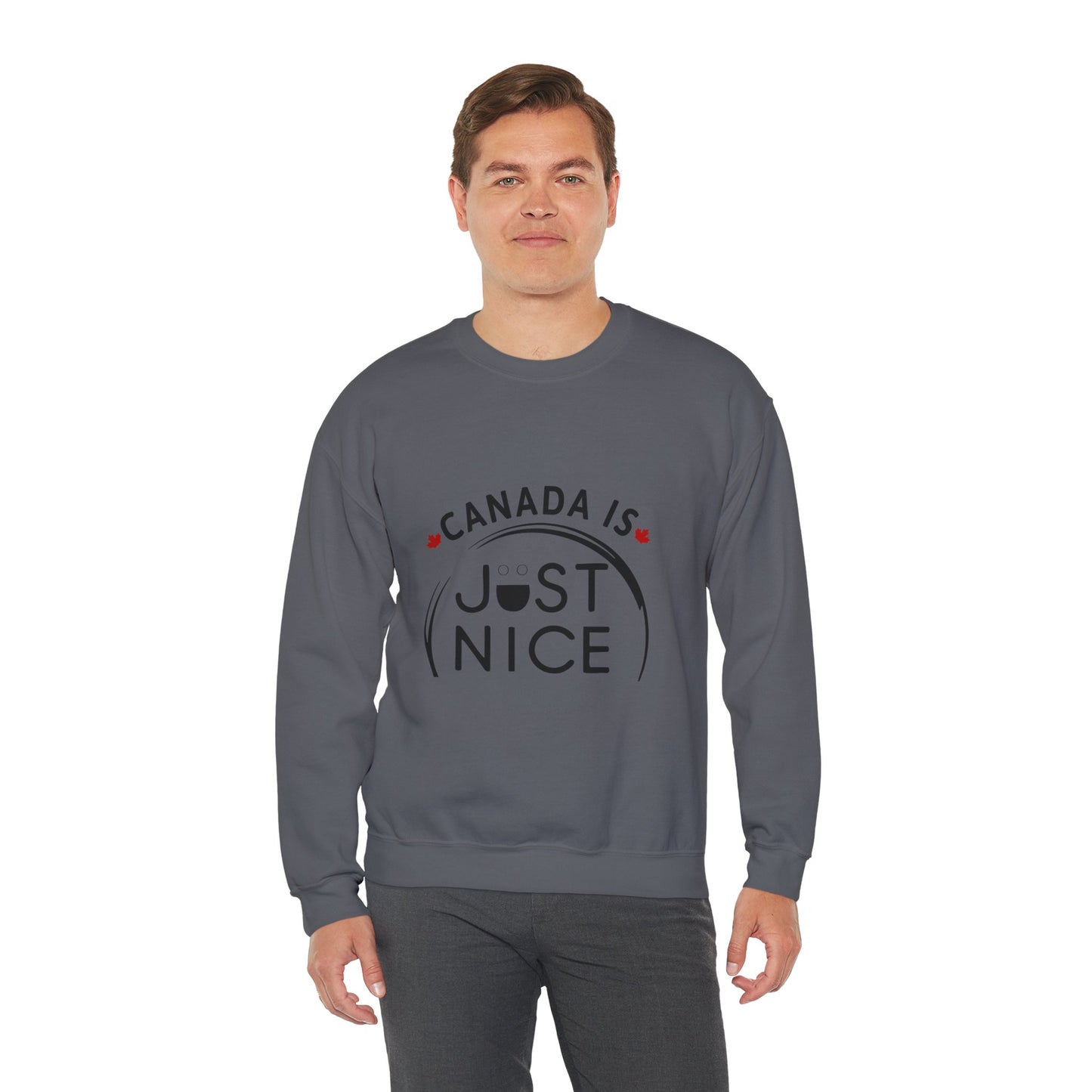 Canada Is Not Nasty Crewneck Sweatshirt - A Cozy Statement Piece for Proud Canadians