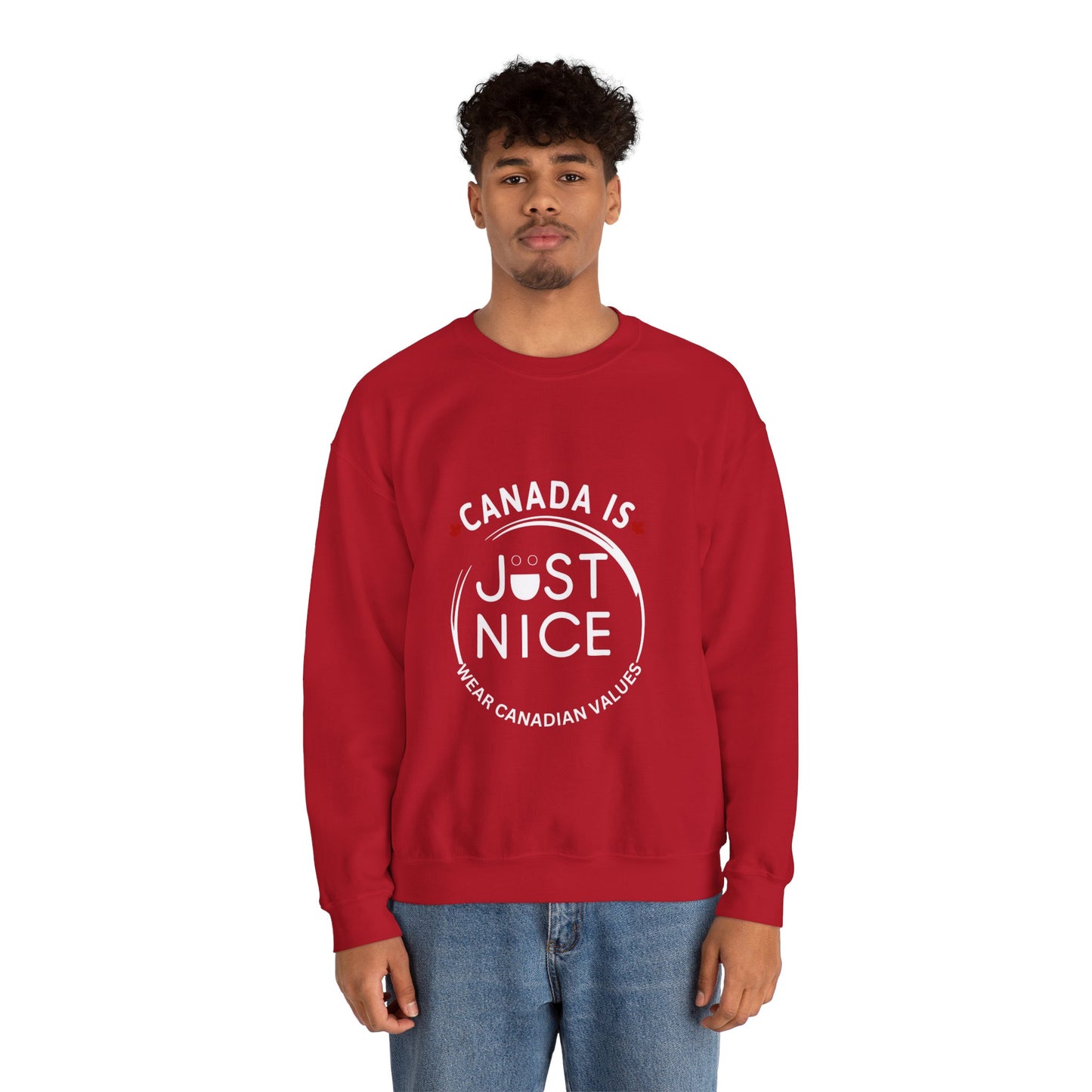Canada Inspired Unisex Crewneck Sweatshirt - Cozy Fall Style