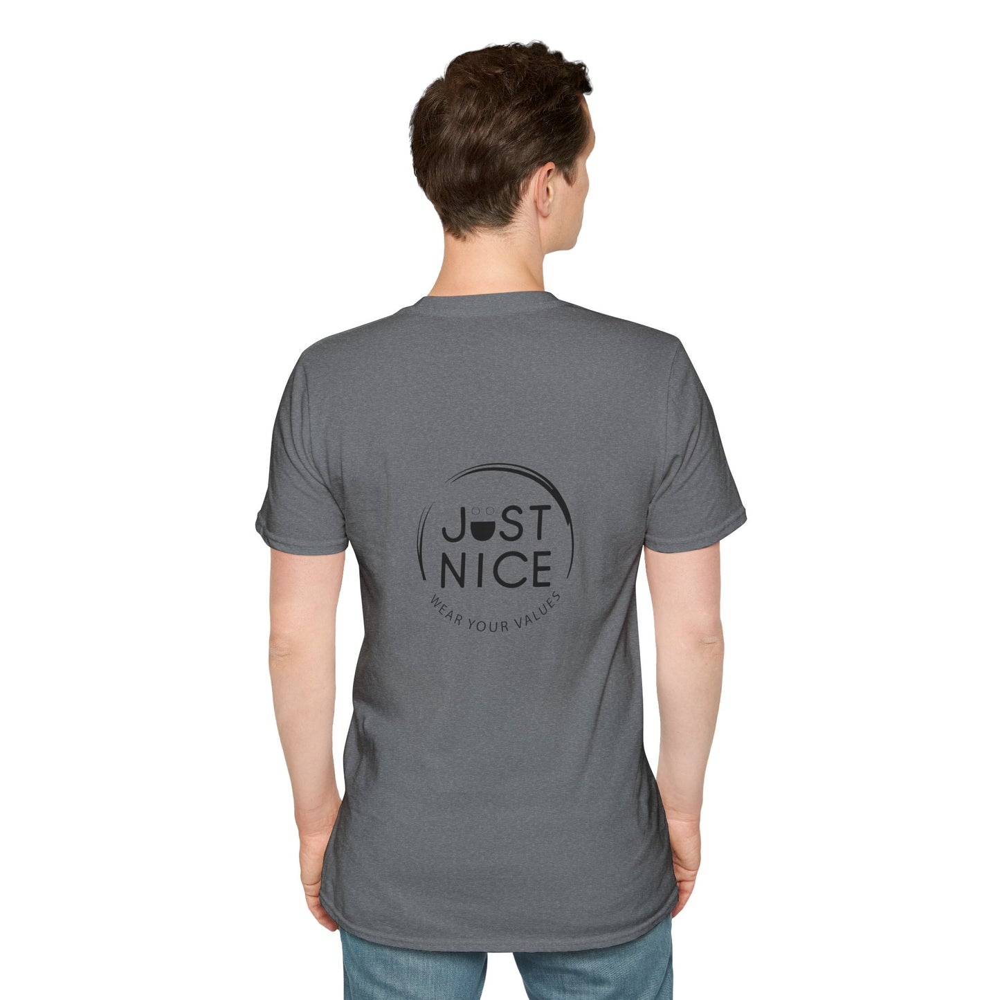 Unisex Softstyle T-Shirt - "Canada is Just Nice" Maple Leaf Design