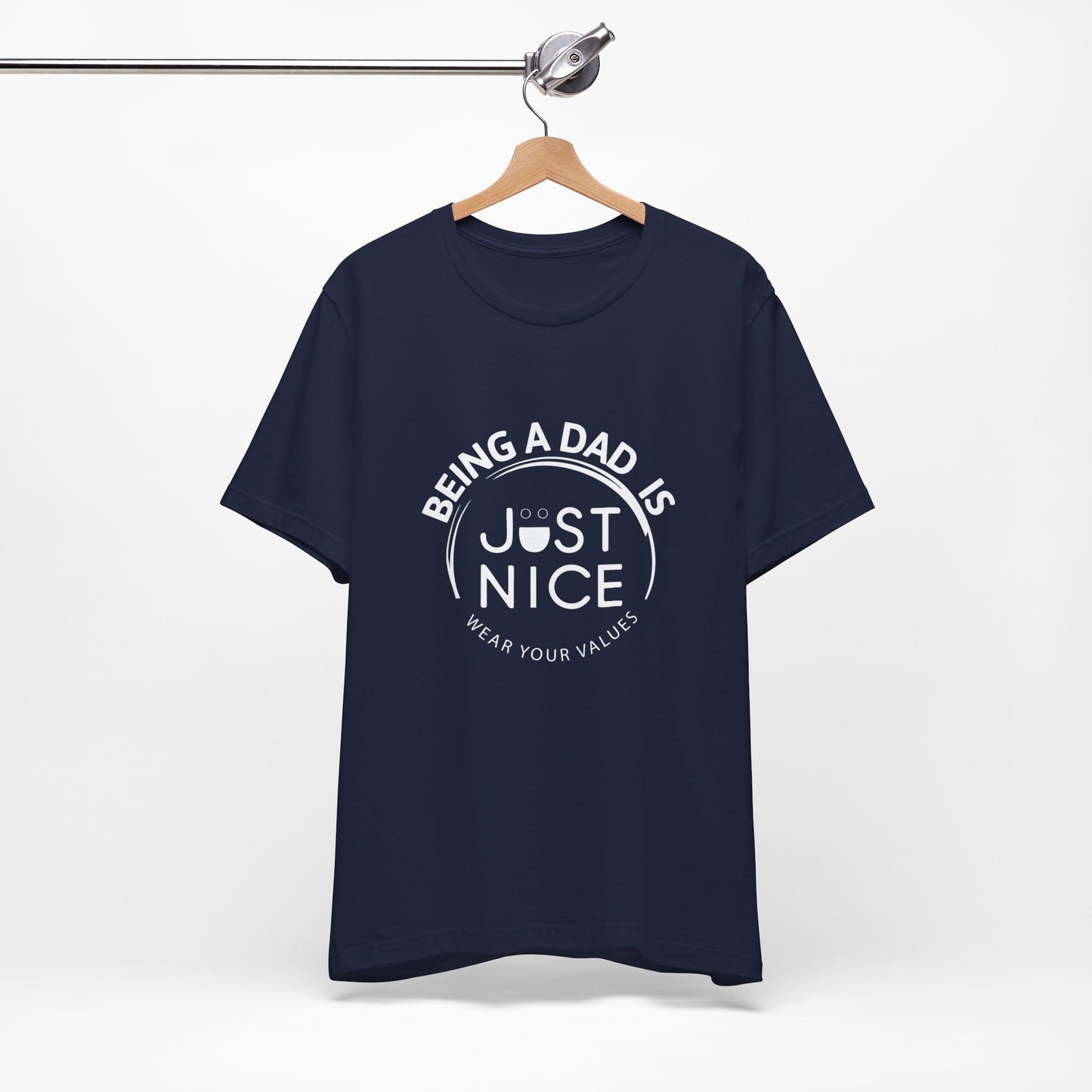 Dad Vibes Short Sleeve Tee - Perfect Gift for Father's Day, Comfortable Casual Wear, Unisex Tee for Dad