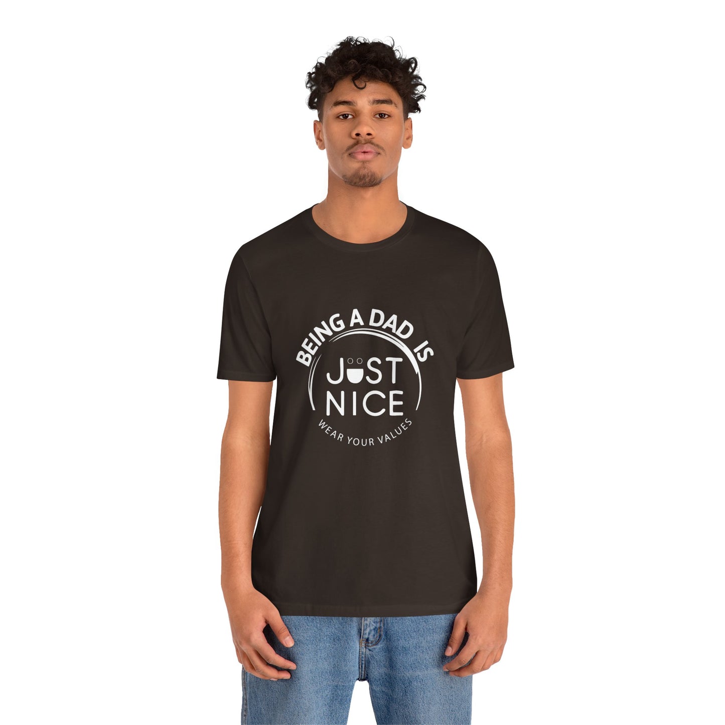 Dad Vibes Short Sleeve Tee - Perfect Gift for Father's Day, Comfortable Casual Wear, Unisex Tee for Dad