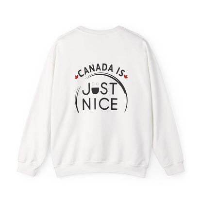 Canada Inspired Unisex Crewneck Sweatshirt - Cozy Fall Style