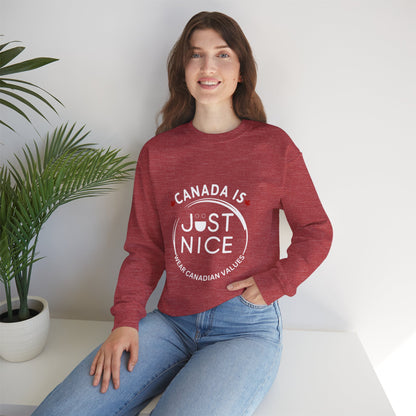 Canada Inspired Unisex Crewneck Sweatshirt - Cozy Fall Style