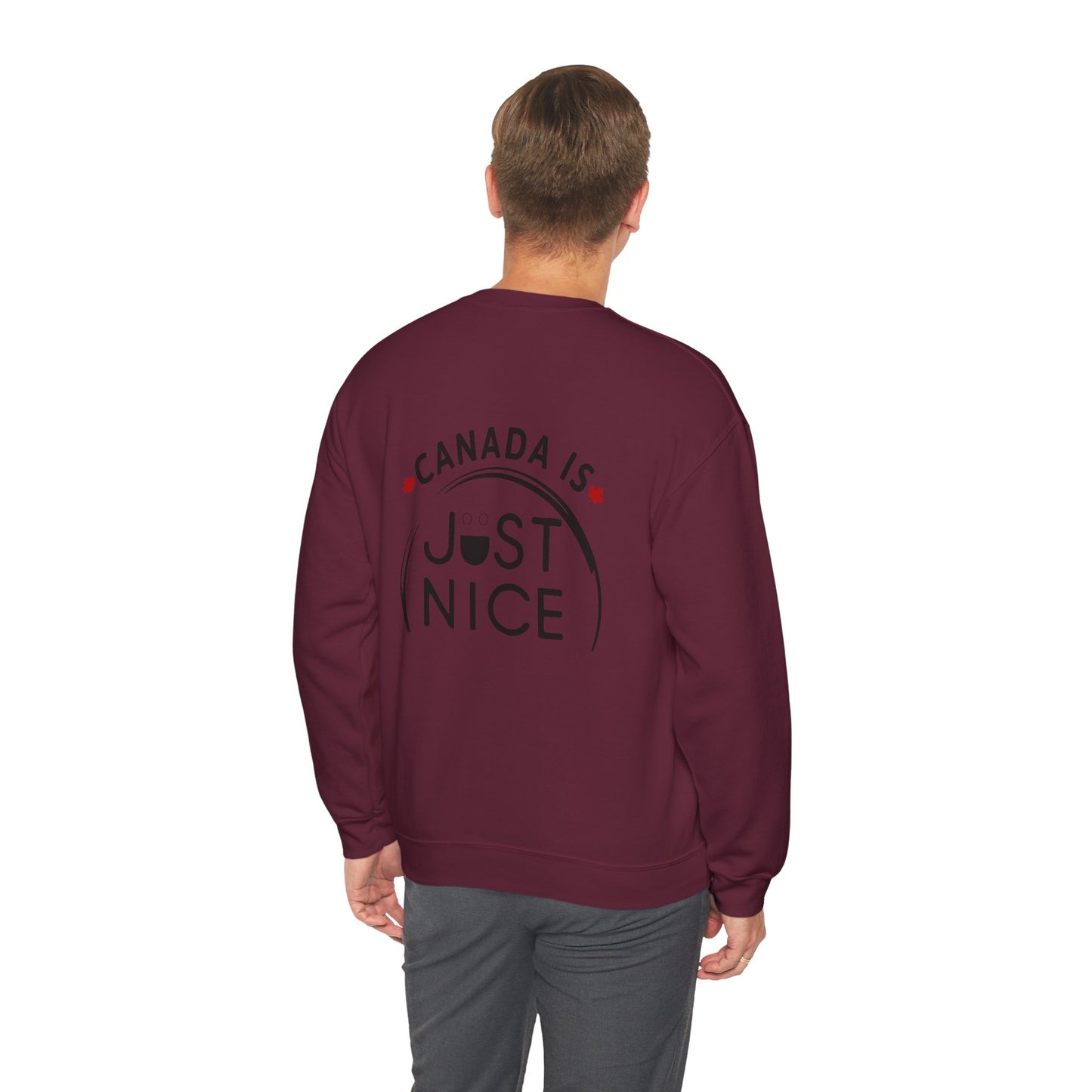 Canada Is Not Nasty Crewneck Sweatshirt - A Cozy Statement Piece for Proud Canadians