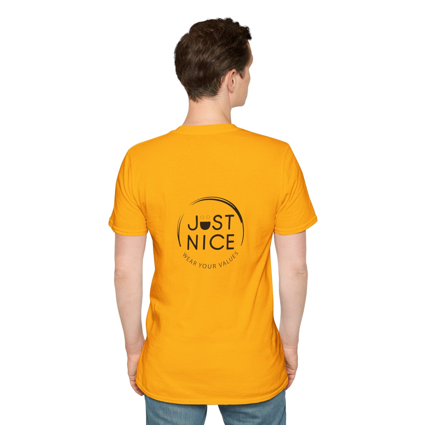 Unisex Softstyle T-Shirt - "Canada is Just Nice" Maple Leaf Design