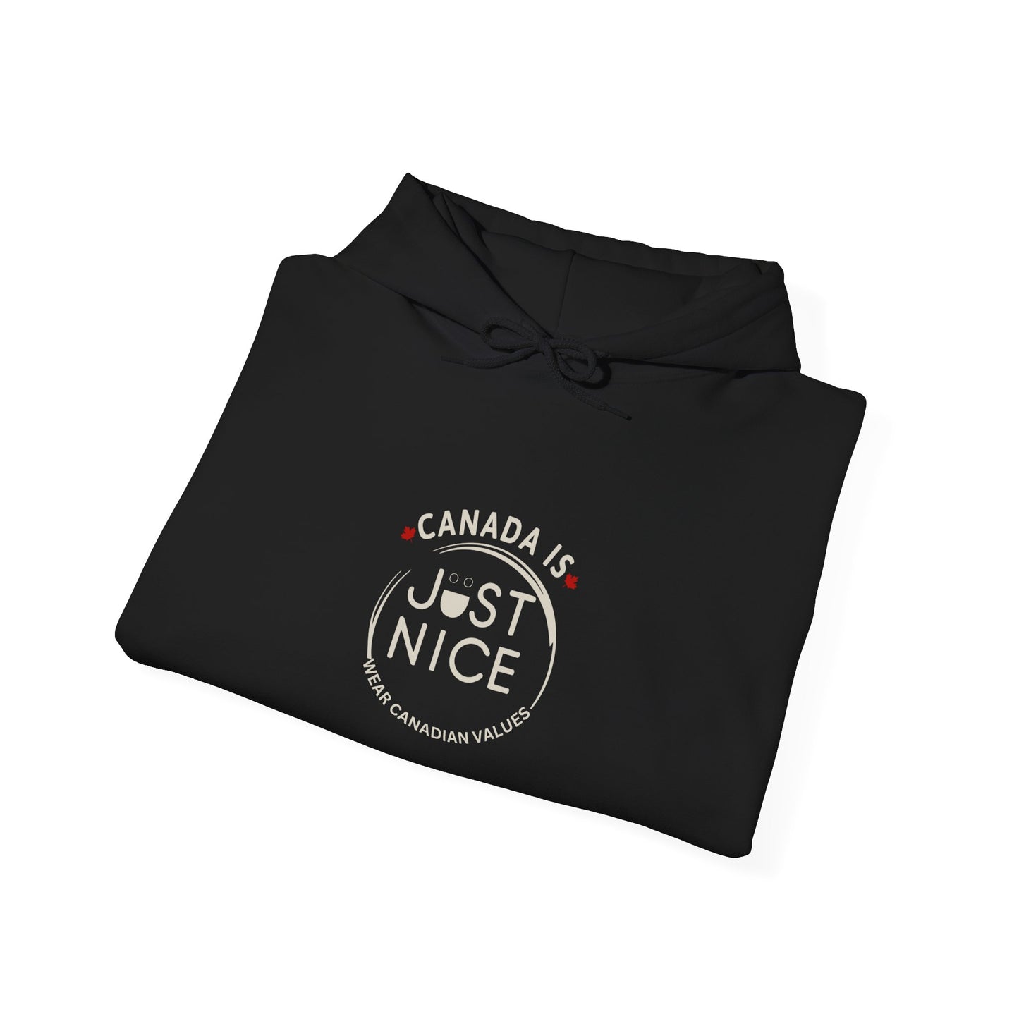 Canada is Just Nice Hoodie, Cozy Sweatshirt for Canada Day, Gift for Friends, Unisex Pullover, Casual Wear, Fall Fashion
