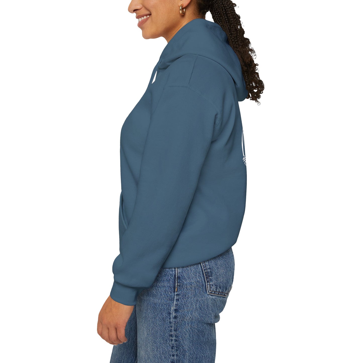 Canada Is Just Nice Hoodie - Unisex Heavy Blend™ Sweatshirt with Maple Leaf Design