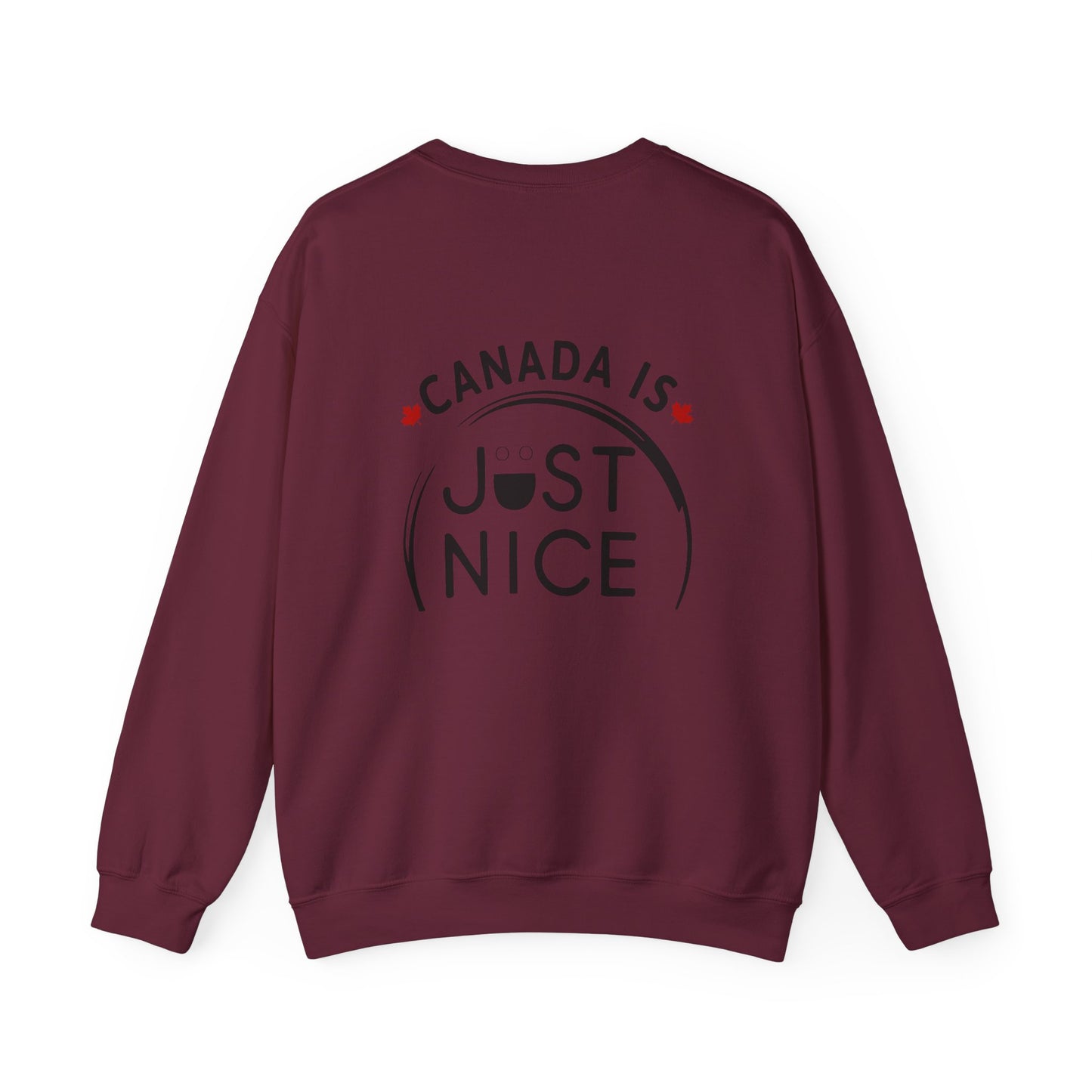 Canada Is Not Nasty Crewneck Sweatshirt - A Cozy Statement Piece for Proud Canadians