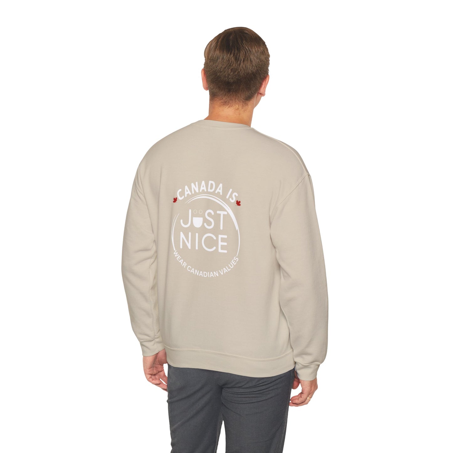 Canada Is Just Nice Crewneck Sweatshirt - Cozy Unisex Sweater