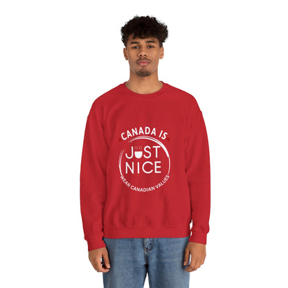 Canada Inspired Unisex Crewneck Sweatshirt - Cozy Fall Style