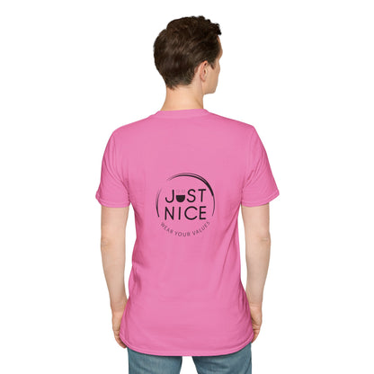 Unisex Softstyle T-Shirt - "Canada is Just Nice" Maple Leaf Design