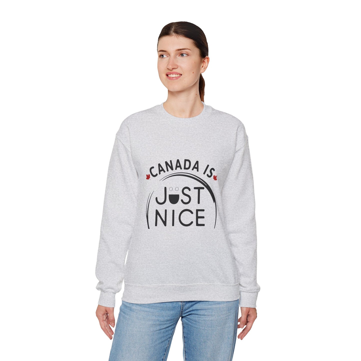 Canada Inspired Unisex Crewneck Sweatshirt - Cozy Fall Style