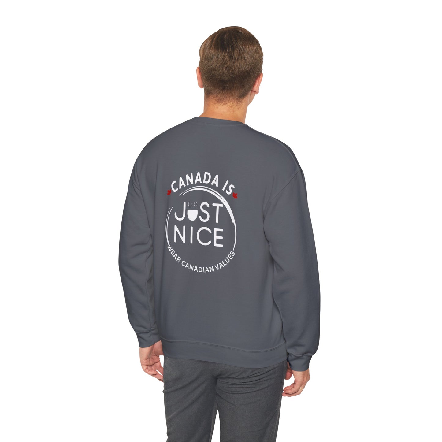 Canada Inspired Unisex Crewneck Sweatshirt - Cozy Fall Style