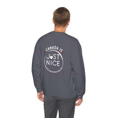 Canada Inspired Unisex Crewneck Sweatshirt - Cozy Fall Style