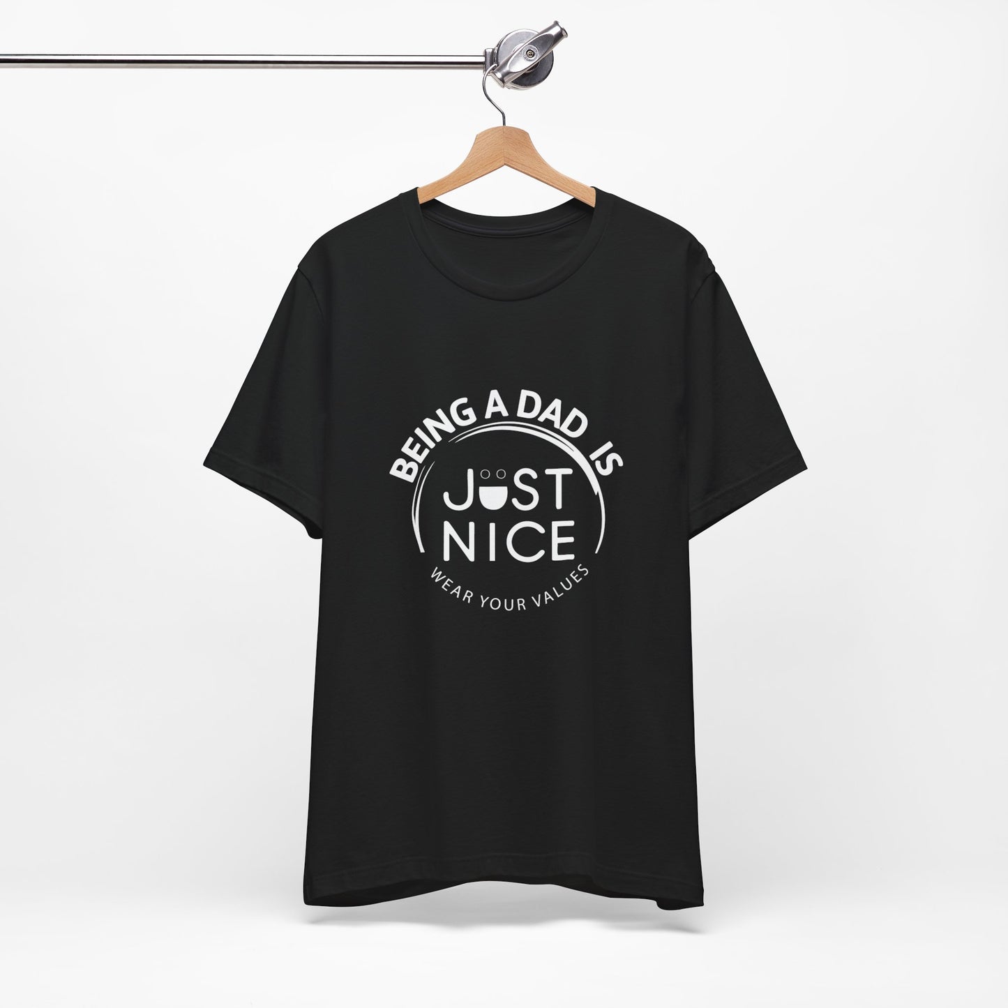 Dad Vibes Short Sleeve Tee - Perfect Gift for Father's Day, Comfortable Casual Wear, Unisex Tee for Dad