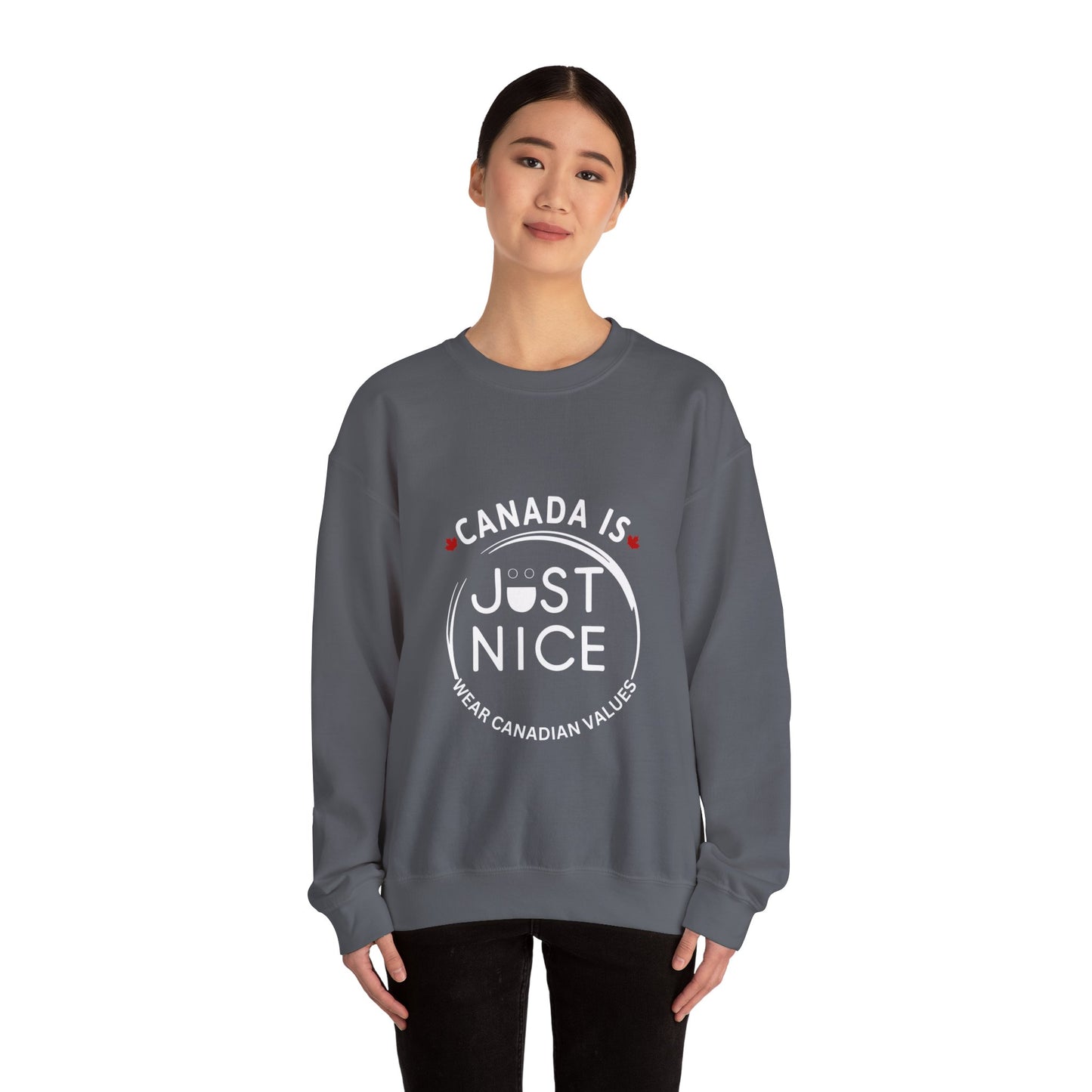 Canada Inspired Unisex Crewneck Sweatshirt - Cozy Fall Style