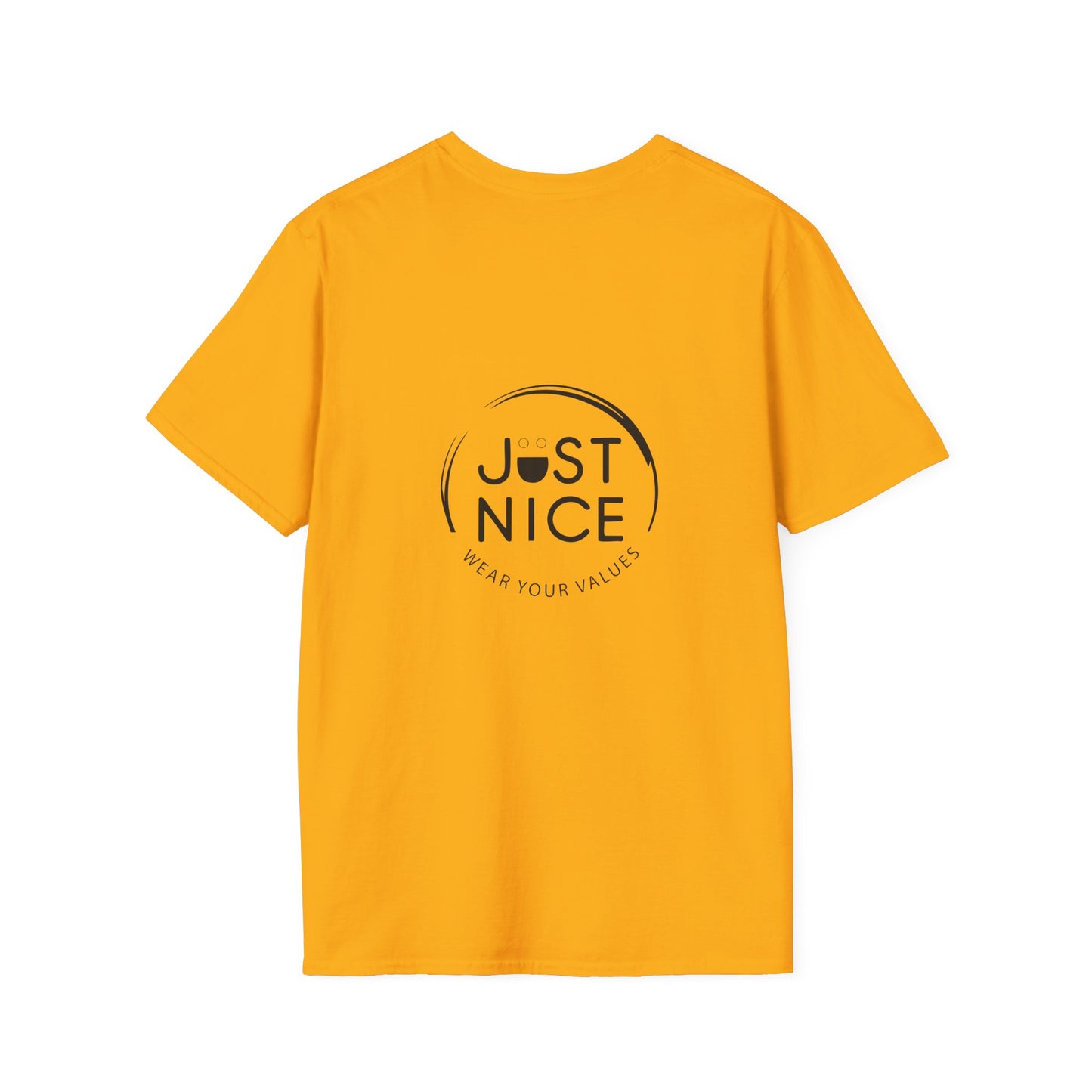 Unisex Softstyle T-Shirt - "Canada is Just Nice" Maple Leaf Design