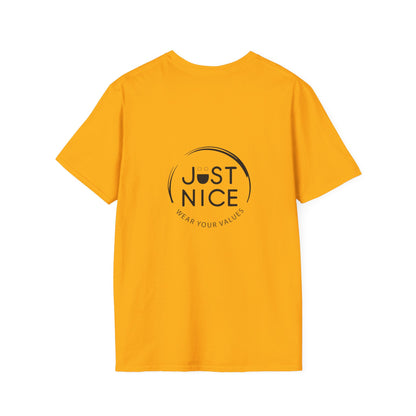 Unisex Softstyle T-Shirt - "Canada is Just Nice" Maple Leaf Design