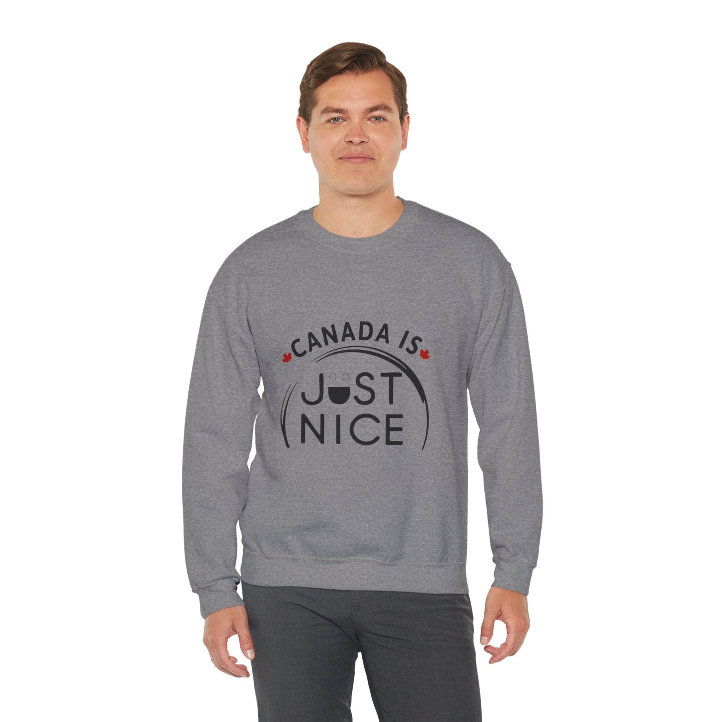 Canada Is Not Nasty Crewneck Sweatshirt - A Cozy Statement Piece for Proud Canadians