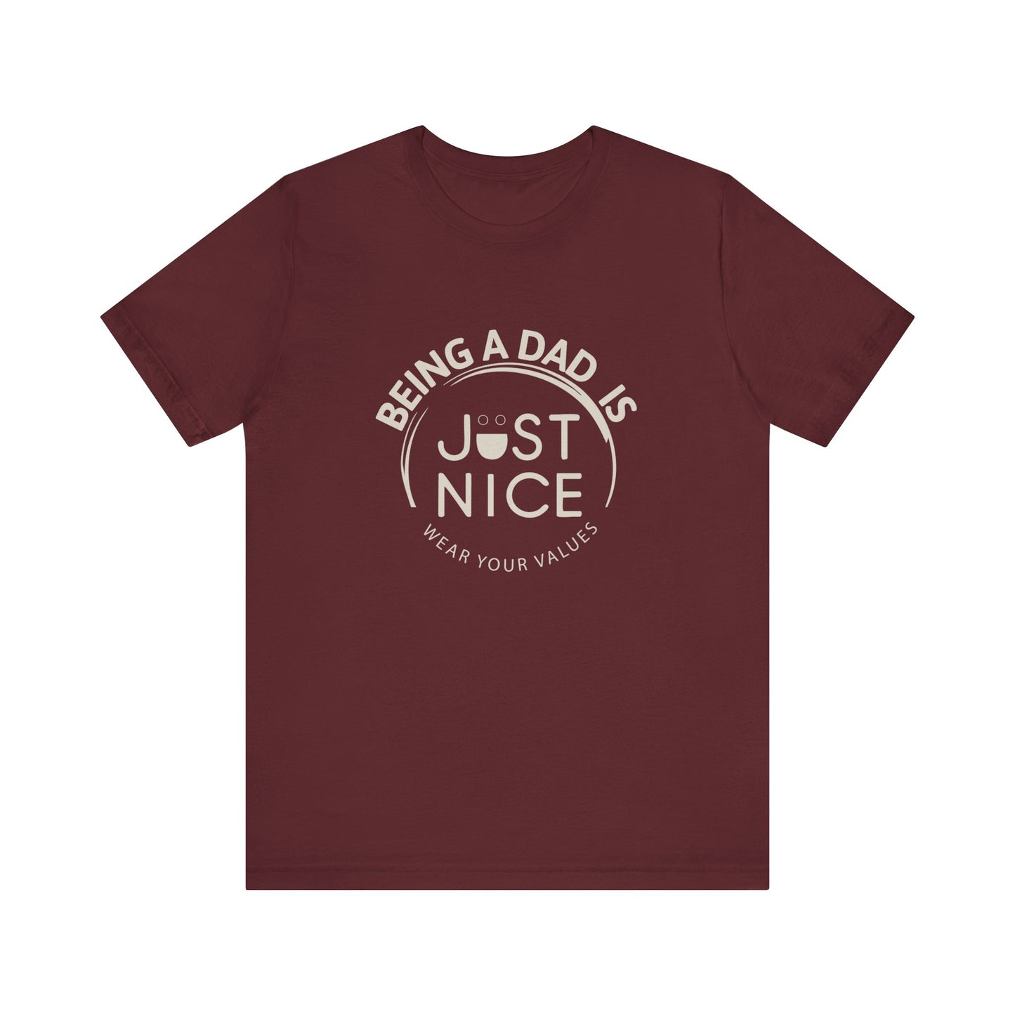 Unisex Dad Values Tee - Perfect Gift for Fathers, Casual Wear, Thoughtful Present, Father's Day, Family Gatherings
