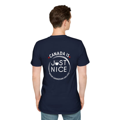 Canada Is Not Nasty Just Nice Unisex Softstyle T-Shirt