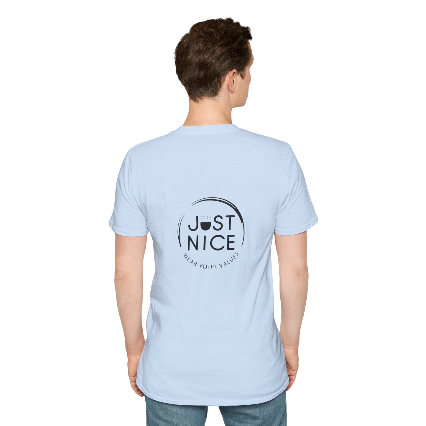 Unisex Softstyle T-Shirt - "Canada is Just Nice" Maple Leaf Design