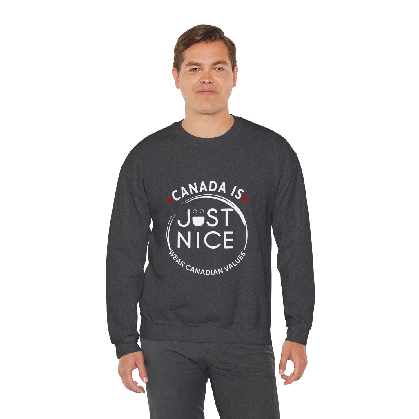 Canada Is Not Nasty Crewneck Sweatshirt - A Cozy Statement Piece for Proud Canadians